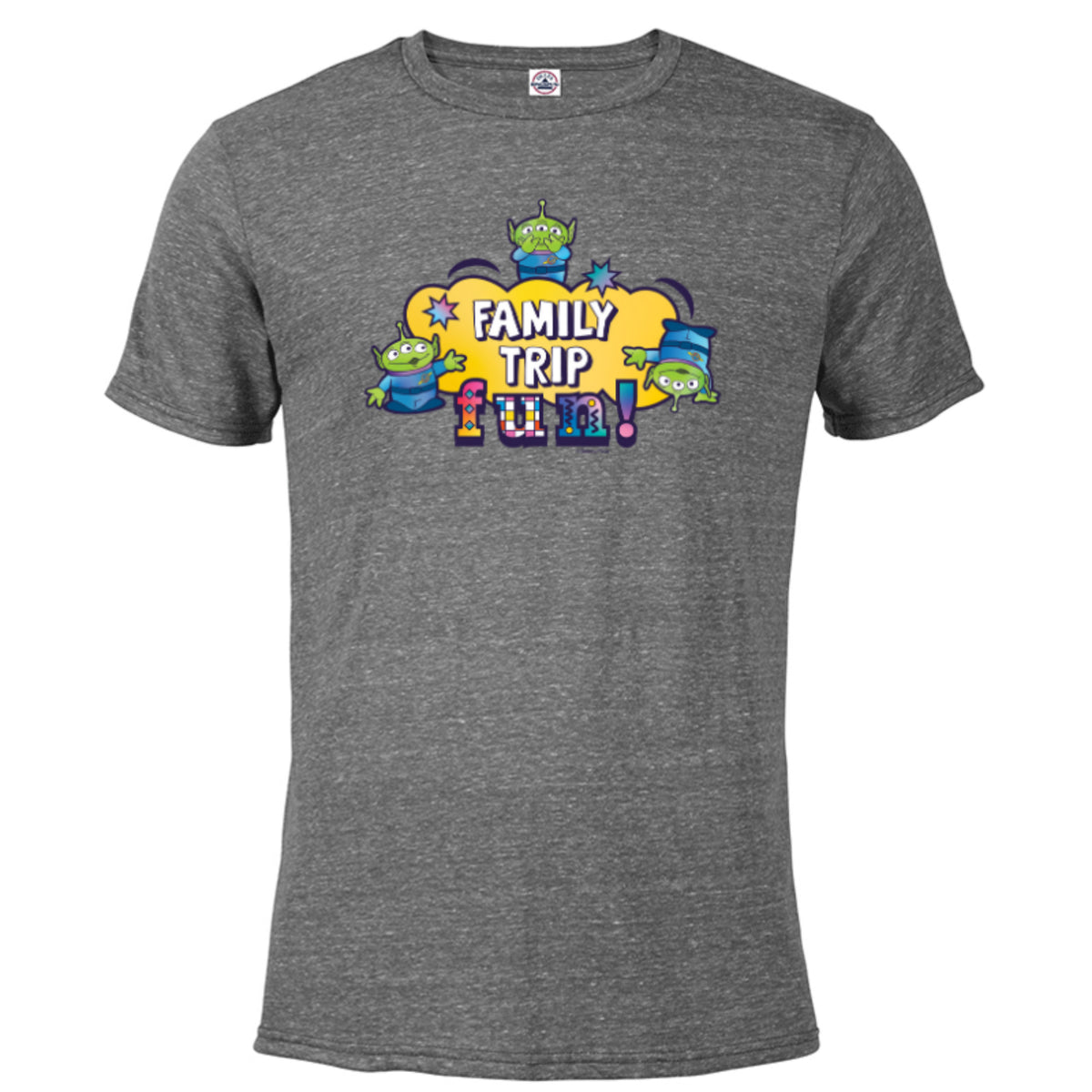 Customized-Graphite Snow Heather Short Sleeve Blended T-Shirt J1137