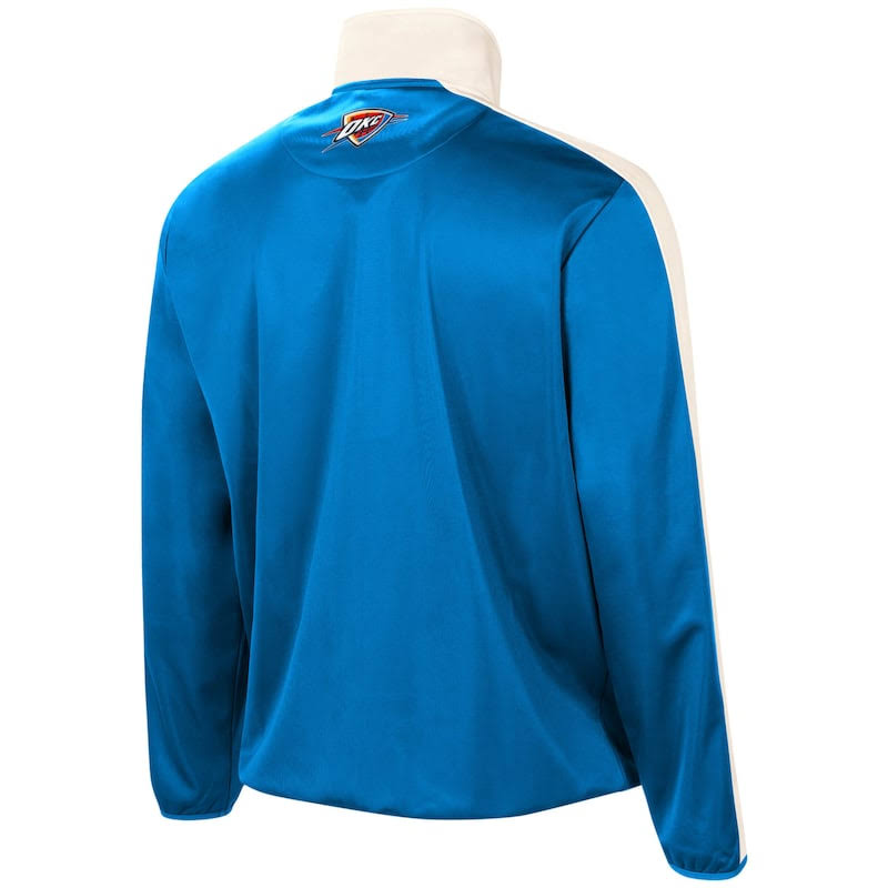 Blue White Full-Zip Track Jacket F926425