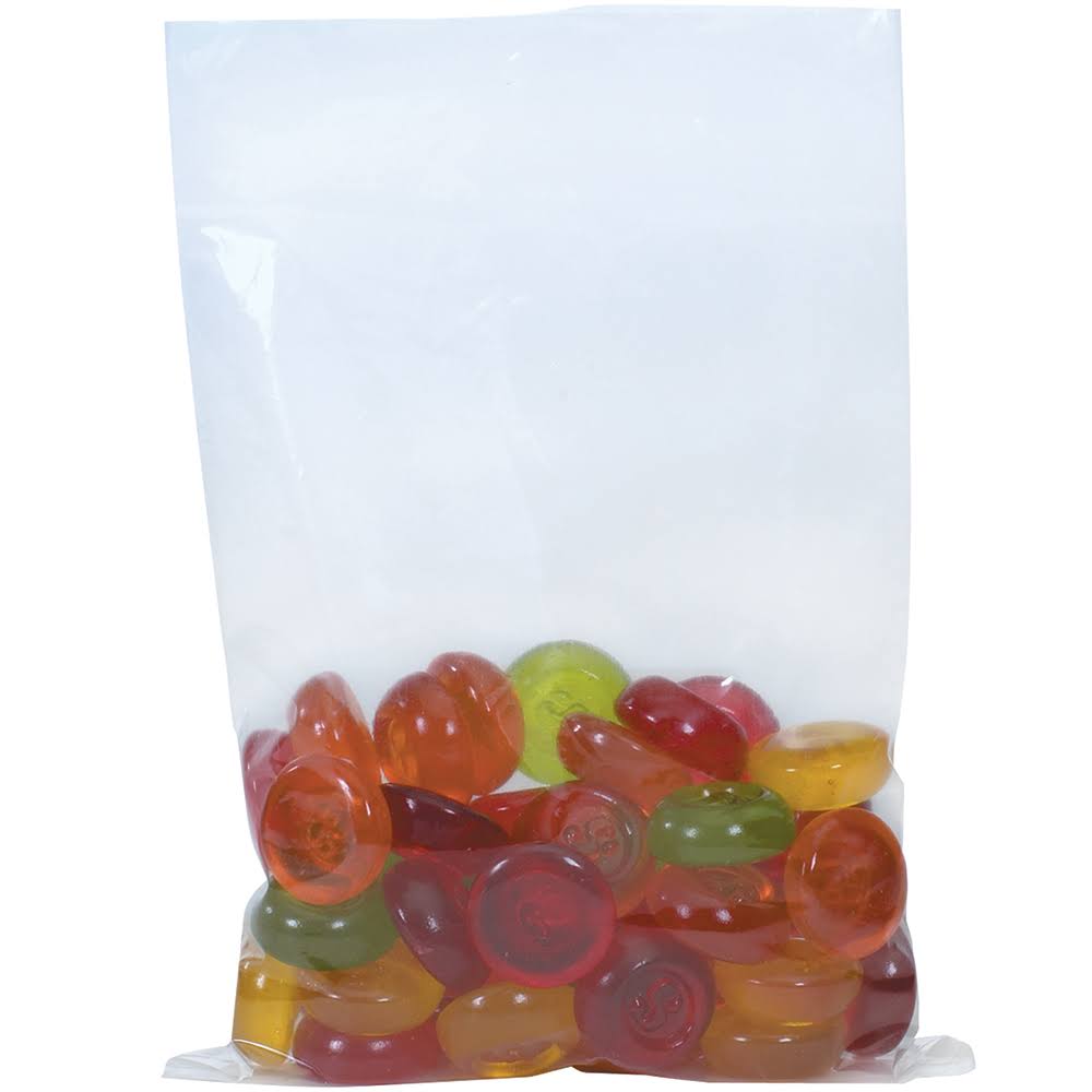 1.5 Mil Poly Bags 11x22 x 12x22 Clear 1000/Case U7340