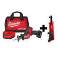 12V Lithium-Ion Brushless Cordless Reciprocating Saw Kit with 3/8 in. Ratchet L151257