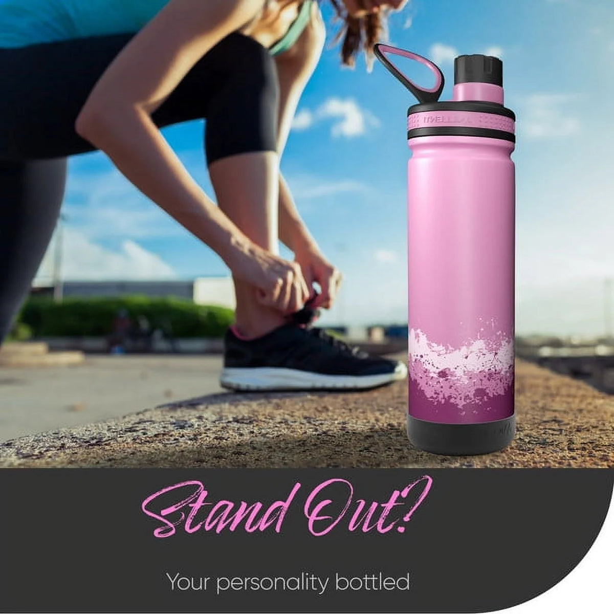 Pink 26oz Vacuum Insulated Stainless Steel Water Bottle J26250