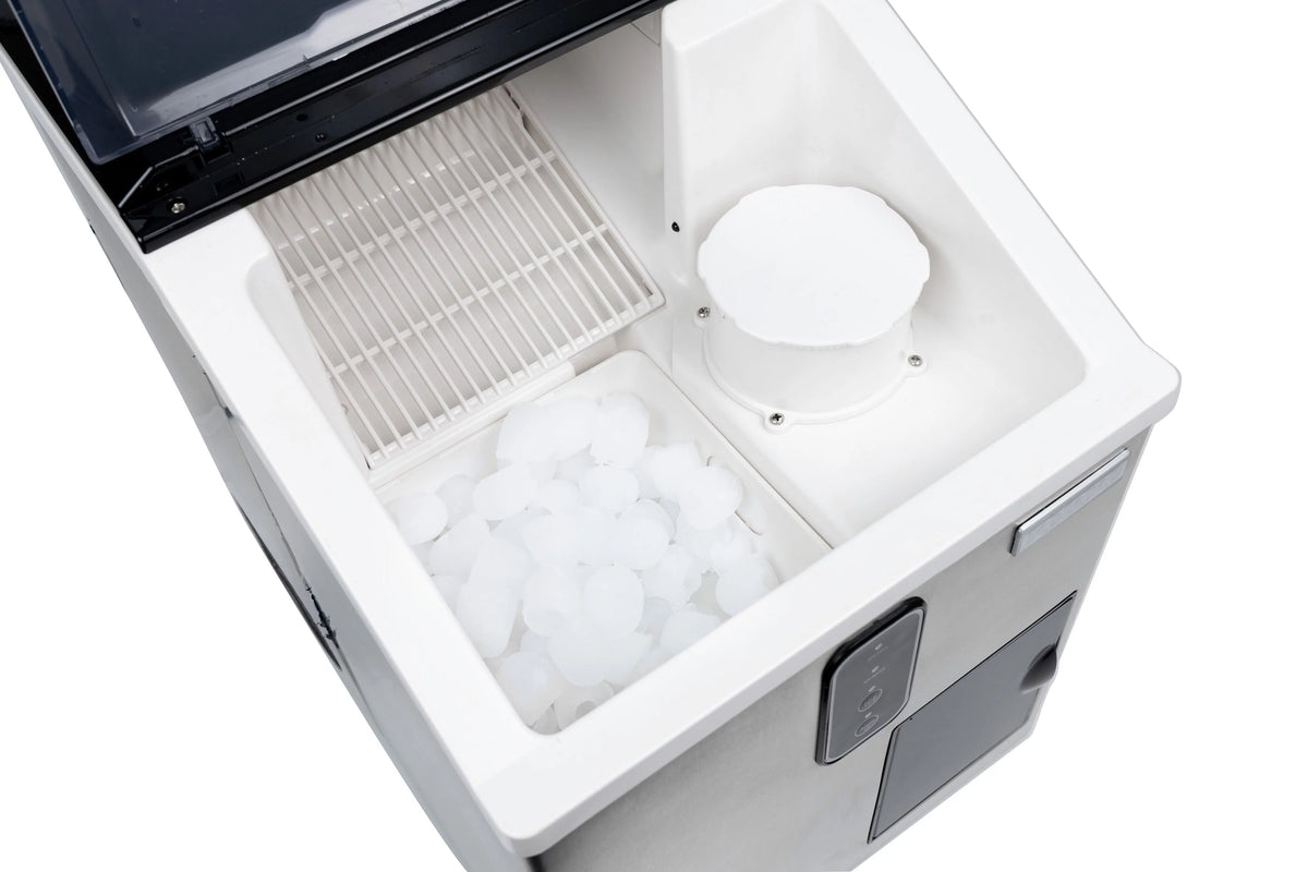 44 lb Stainless Steel Ice Maker and Ice Shaver W860545