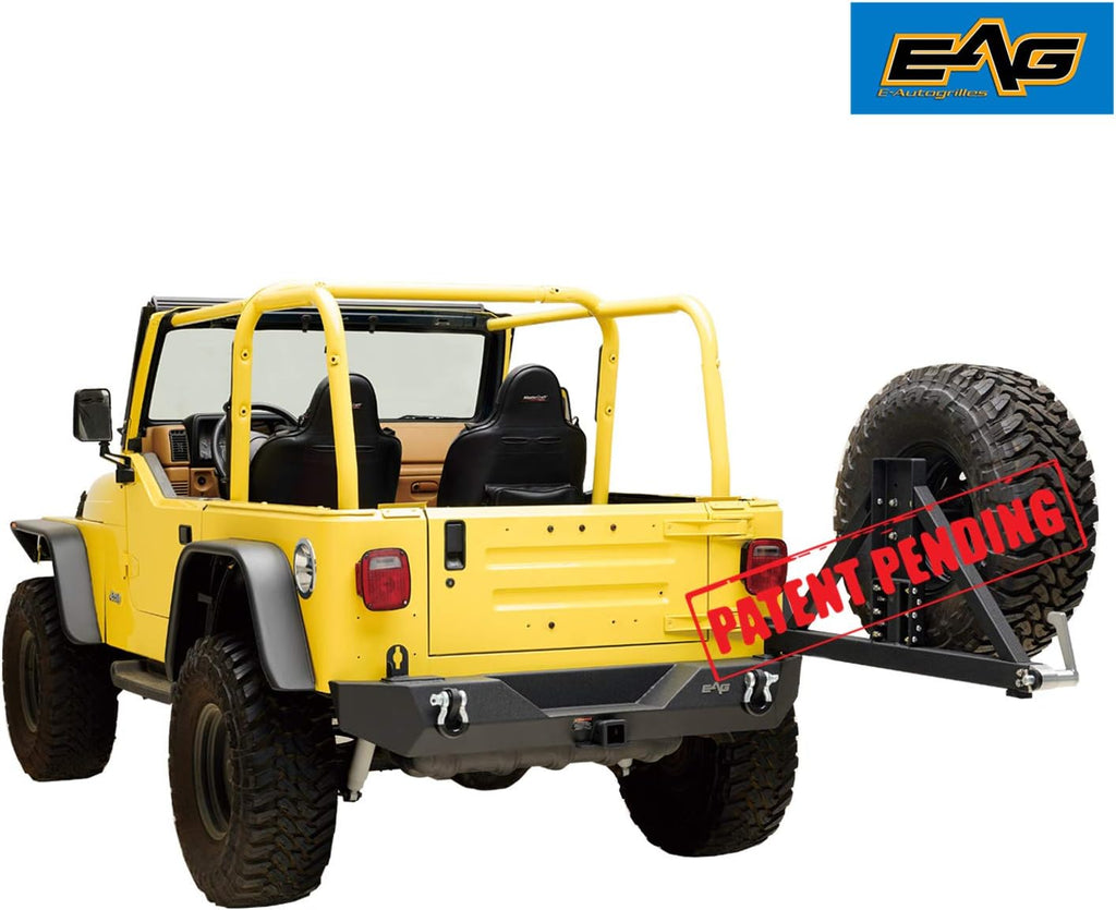 Front LED Bumper and Rear Bumper with Assembled Tire Carrier C2726