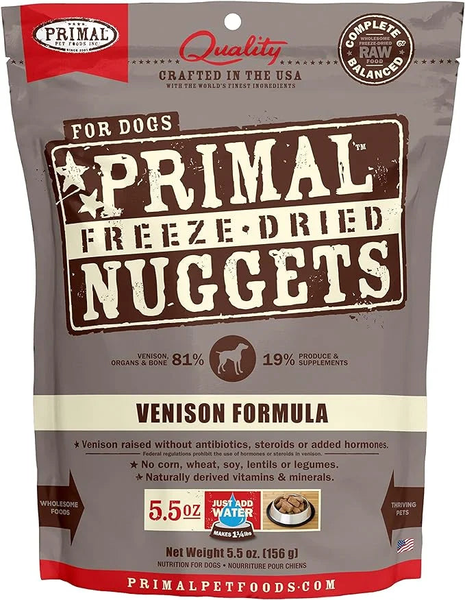Freeze Dried Grain Free Dog Food Nuggets 5.5 oz W71954