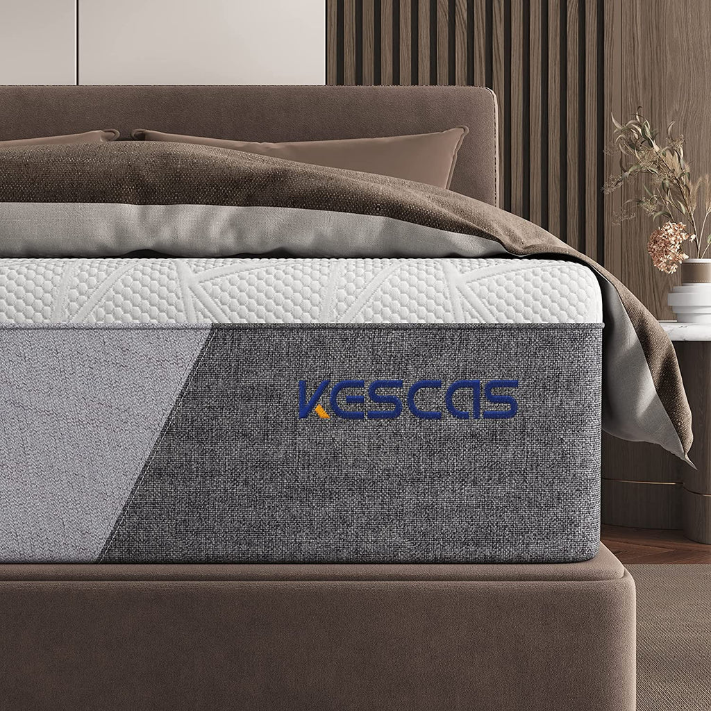 Queen 8 inch Bamboo Charcoal Cooling Gel Memory Foam Hybrid Mattress Q15540