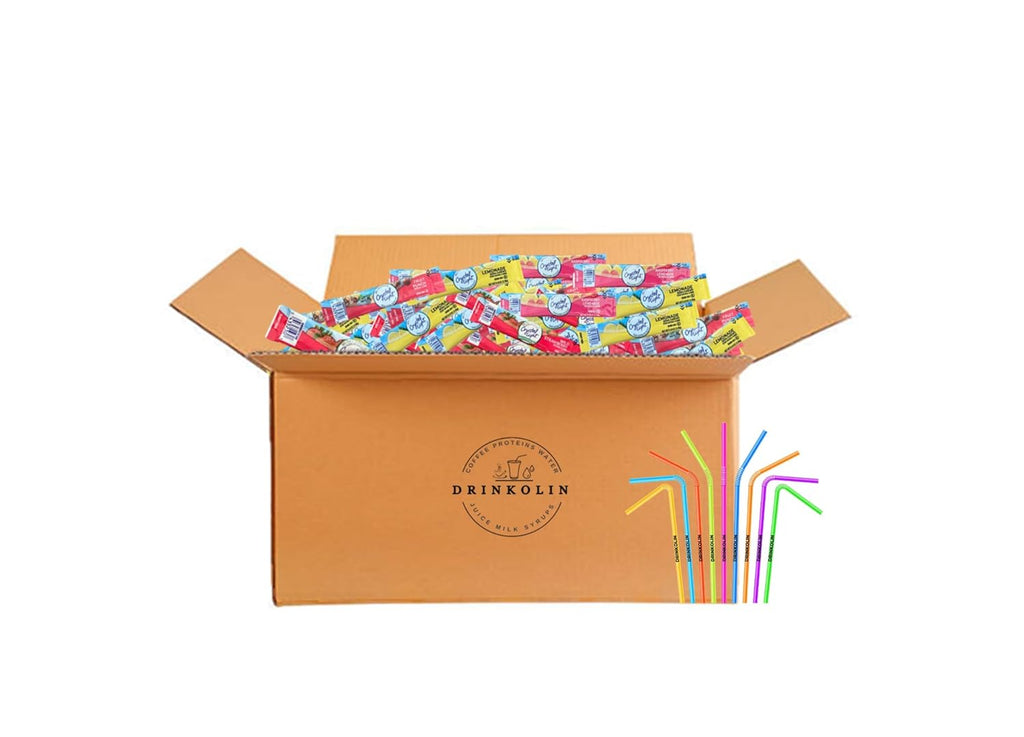 60 Flavored Drink Mix Packets Variety Pack S7063