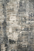 Ivory Charcoal 6'7 x 9'2 Rug L9659
