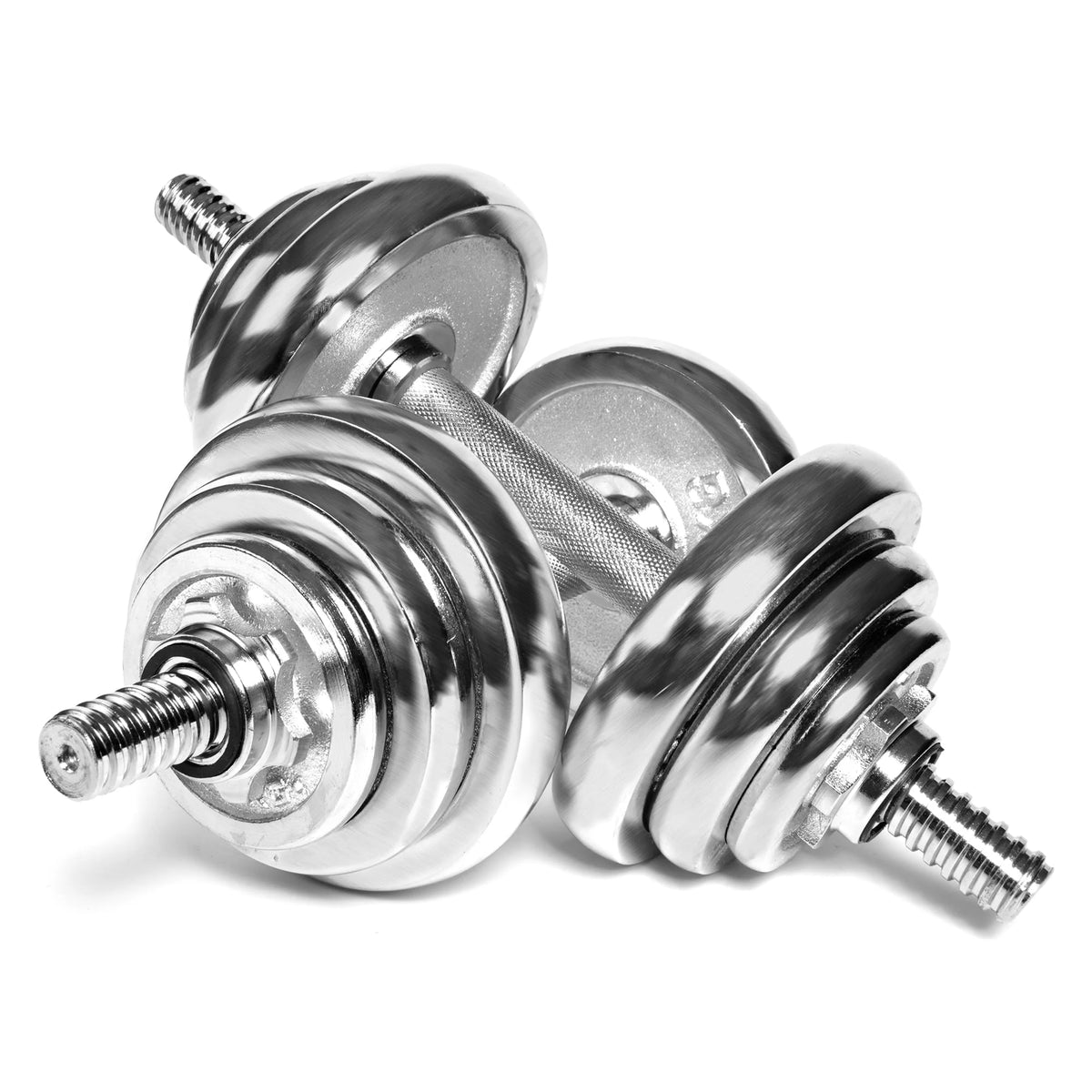 Adjustable Dumbbells 30KG/66LBS Convertible to Barbell Z196444