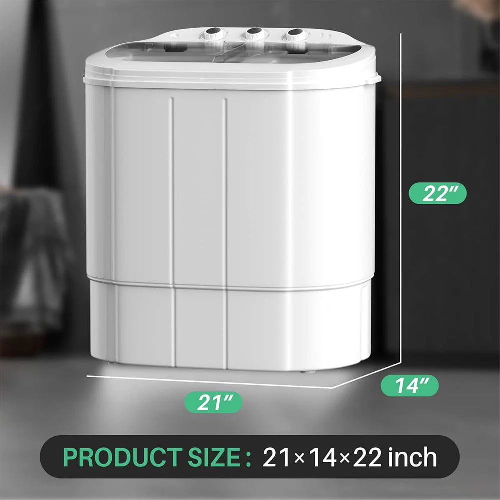 Portable 13.5Lbs Mini Washer and Dryer Combo B530435