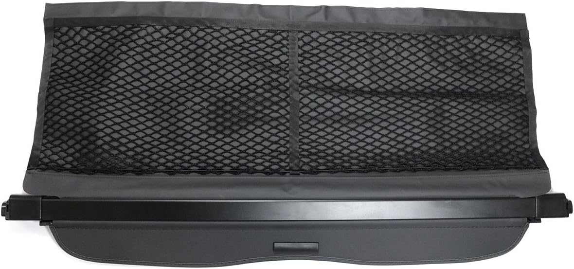 Black Retractable Cargo Cover S586