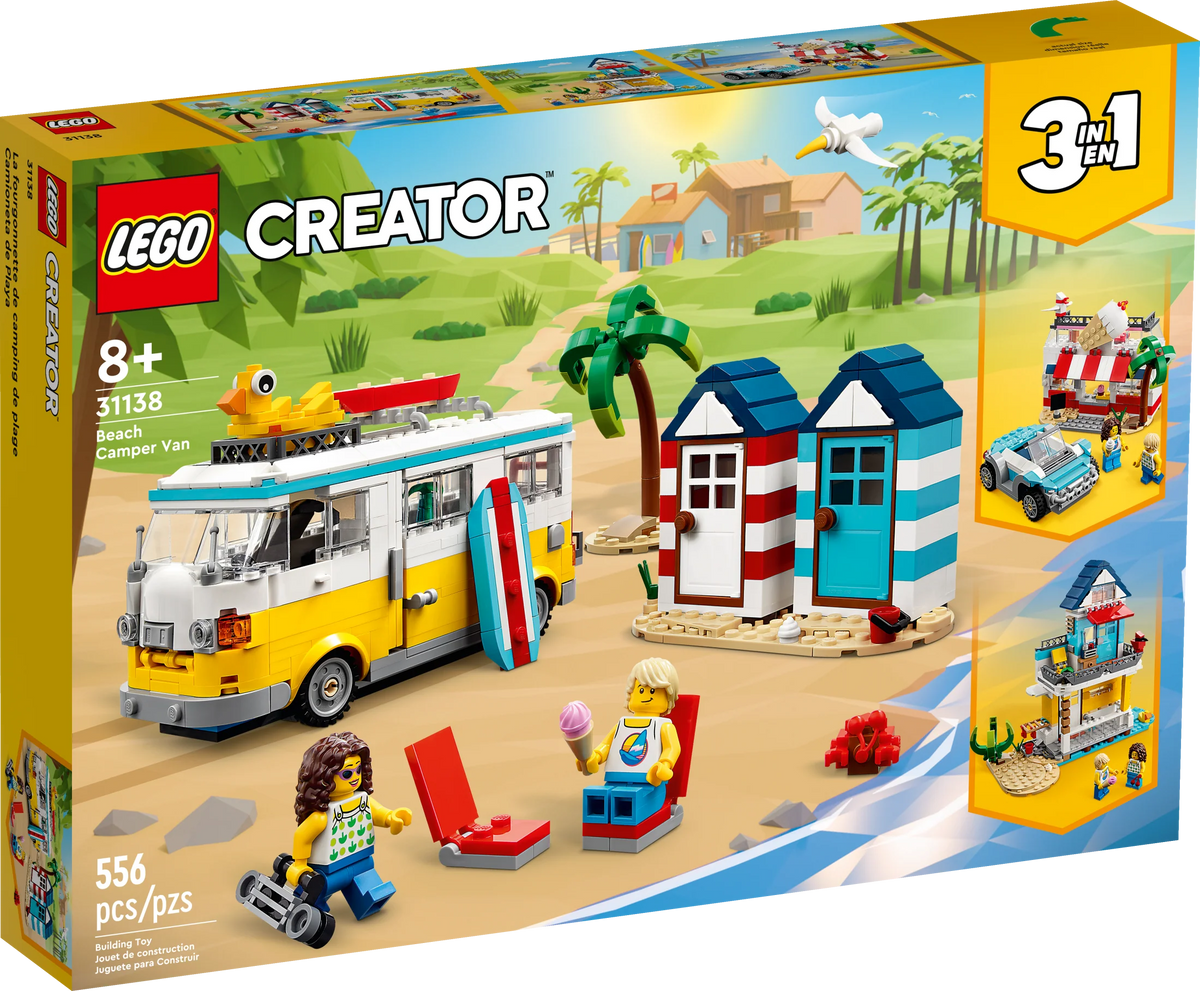 3 in 1 Beach Camper Van Building Kit W362