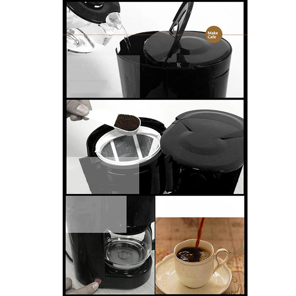 600W 0.65L Automatic Coffee Maker K9003