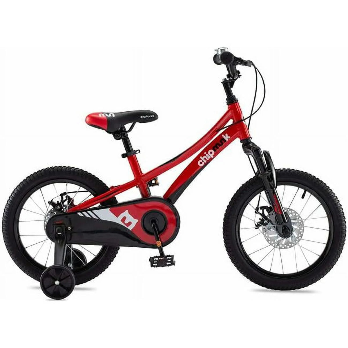 16 Inch Front Suspension Disc Brakes Red Kids Bike L6224