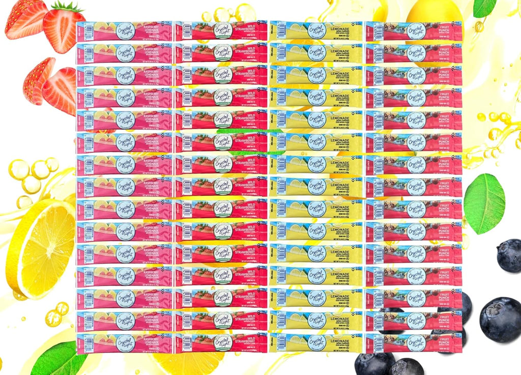 60 Flavored Drink Mix Packets Variety Pack S7063