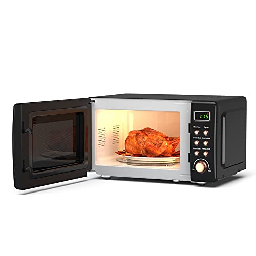 Green 0.7Cu.ft 700-Watt Retro Microwave Oven P722