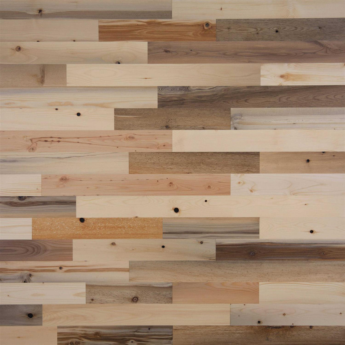 Reclaimed Wooden Wall Planks Peel and Stick P30668