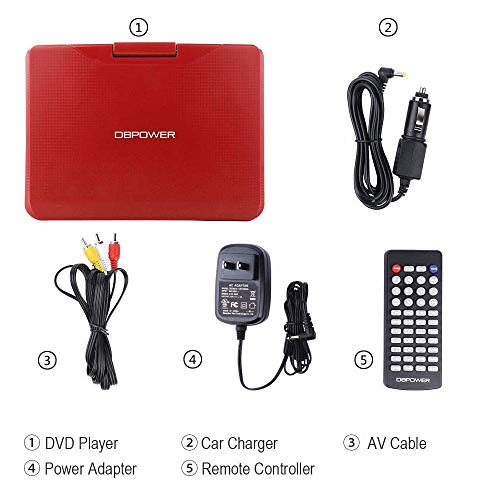 11.5" Portable DVD Player with Swivel Screen I33359