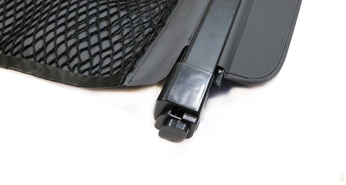 Black Retractable Cargo Cover S586