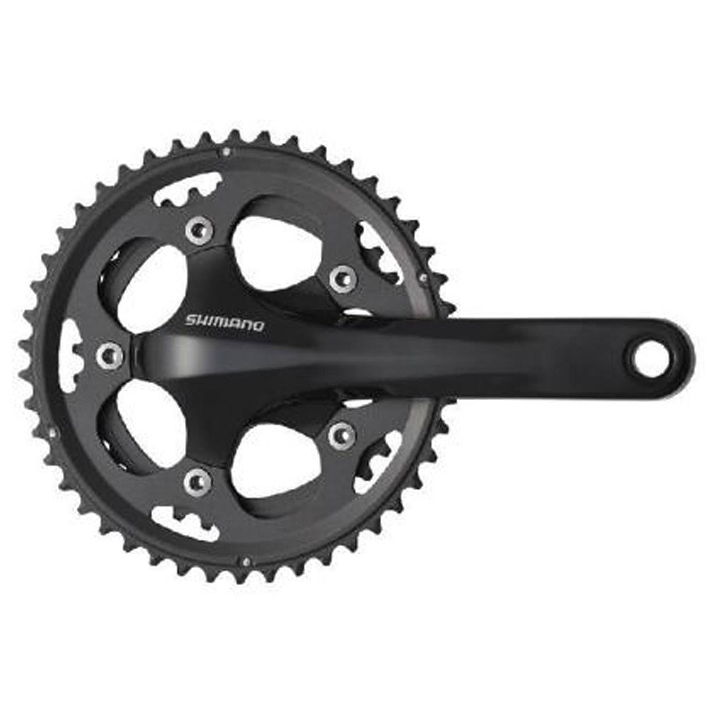 Black 175 x 36/46 10-Speed Double Road Bicycle Crank Set F841522