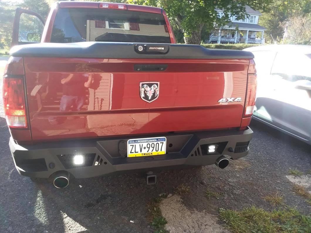 Black Rear HD Bumper Y97817