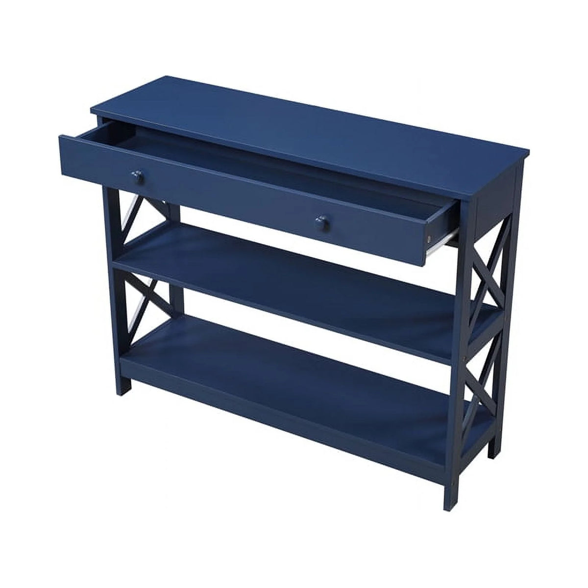 Cobalt Blue Wood Console Table S4620