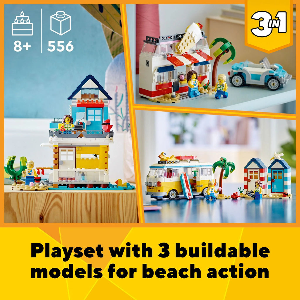 3 in 1 Beach Camper Van Building Kit W362