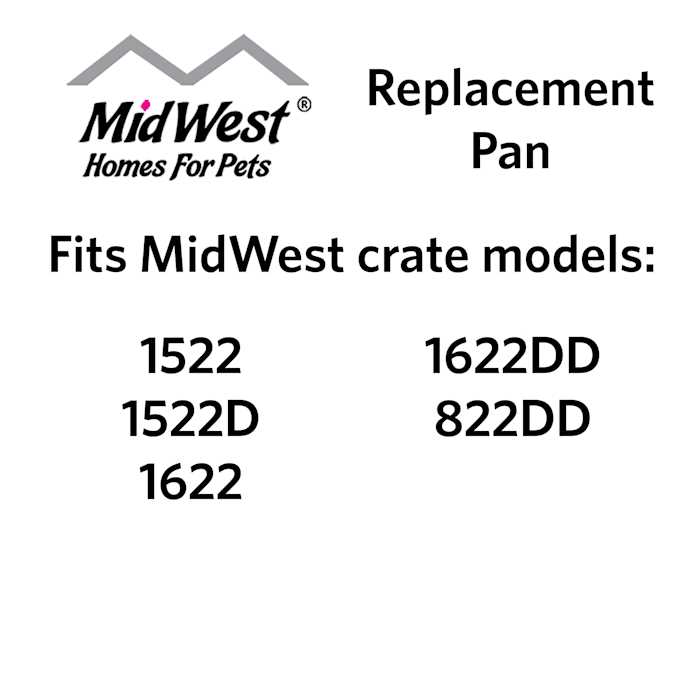 Dog Crate Replacement Pan U733