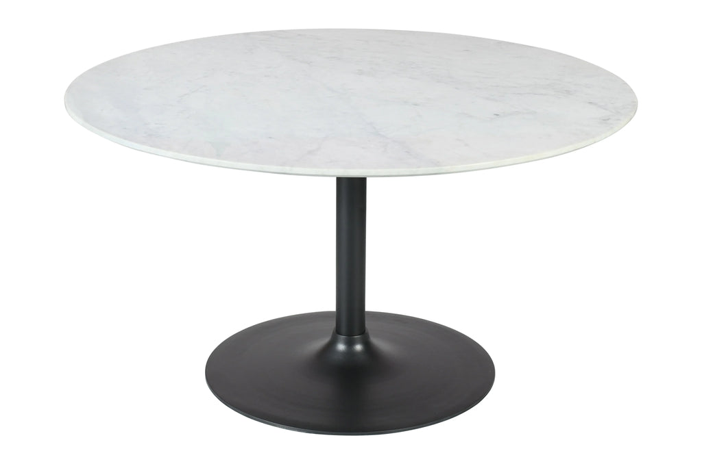 42" Round Marble Pedestal Dining Table S472
