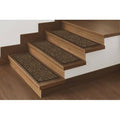 Brown Non-Slip Carpet Stair Treads, 8.5 inch x 26 inch, 14 Pack L1851