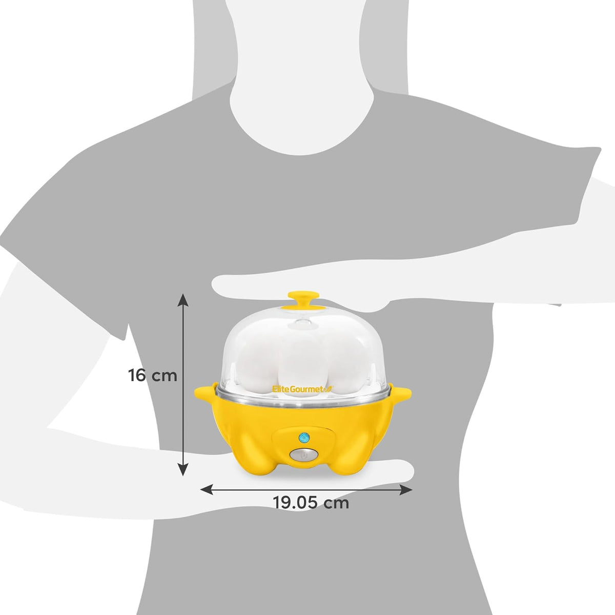 Yellow 7 Egg Cooker M769