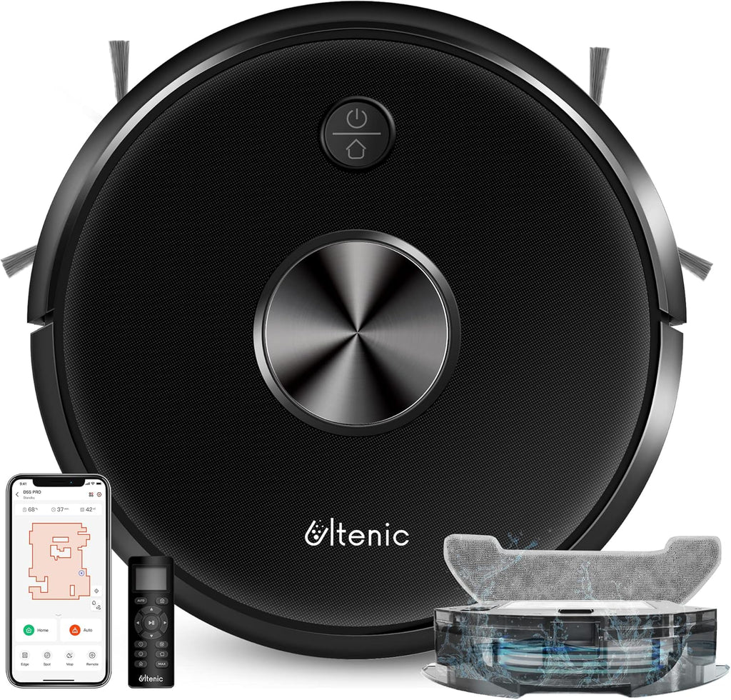 Robot Vacuum Cleaner and Mop, 2500Pa Suction, 150Mins Runtime E527