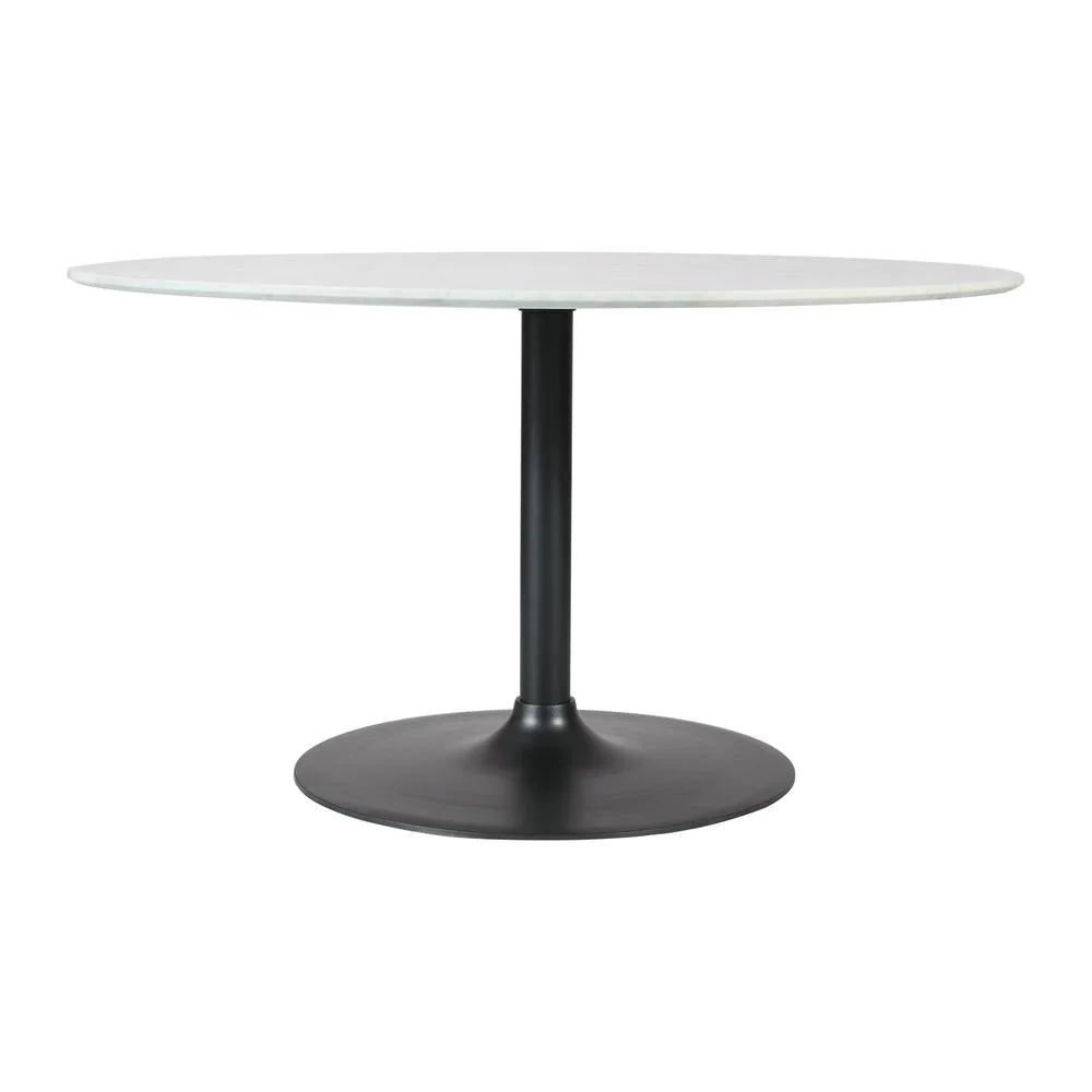 42" Round Marble Pedestal Dining Table S472