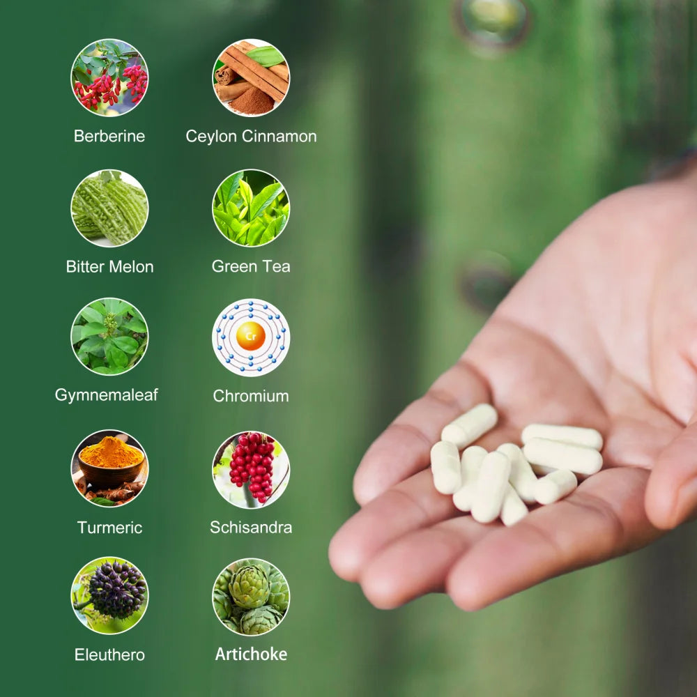 Berberine Supplement 1500mg 240 Capsules Veggie Capsules E33388