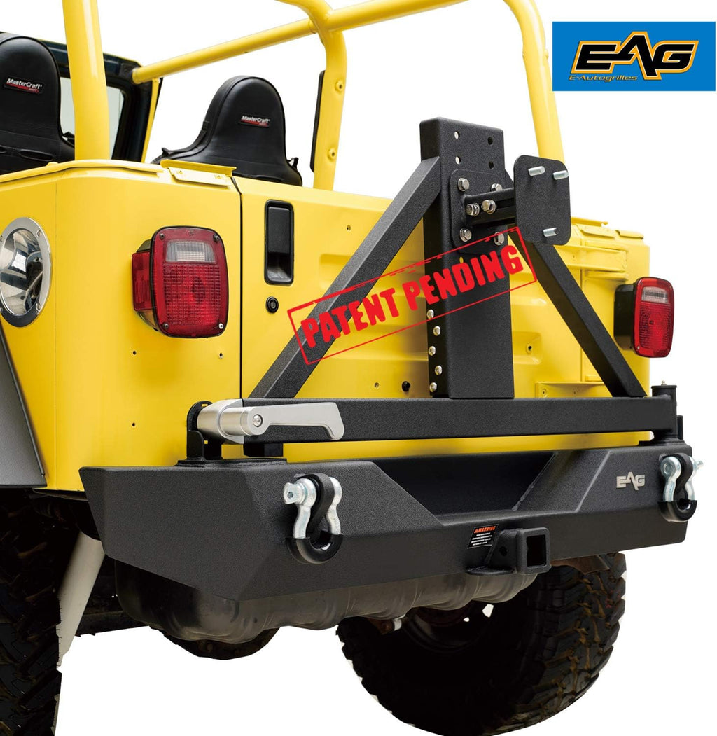 Front LED Bumper and Rear Bumper with Assembled Tire Carrier C2726