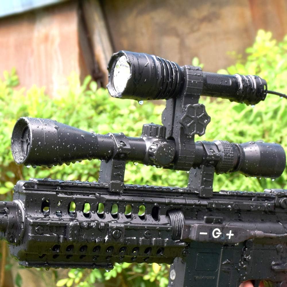 Hunting Flashlight Kit with Interchangeable LED Modules and Remote Pressure Switch H881487