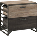 Rustic Gray Lateral File Cabinet A125