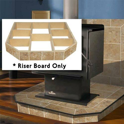 Amber Saffron Double Cut 40'' x 40'' Hearth Pad Riser K683828