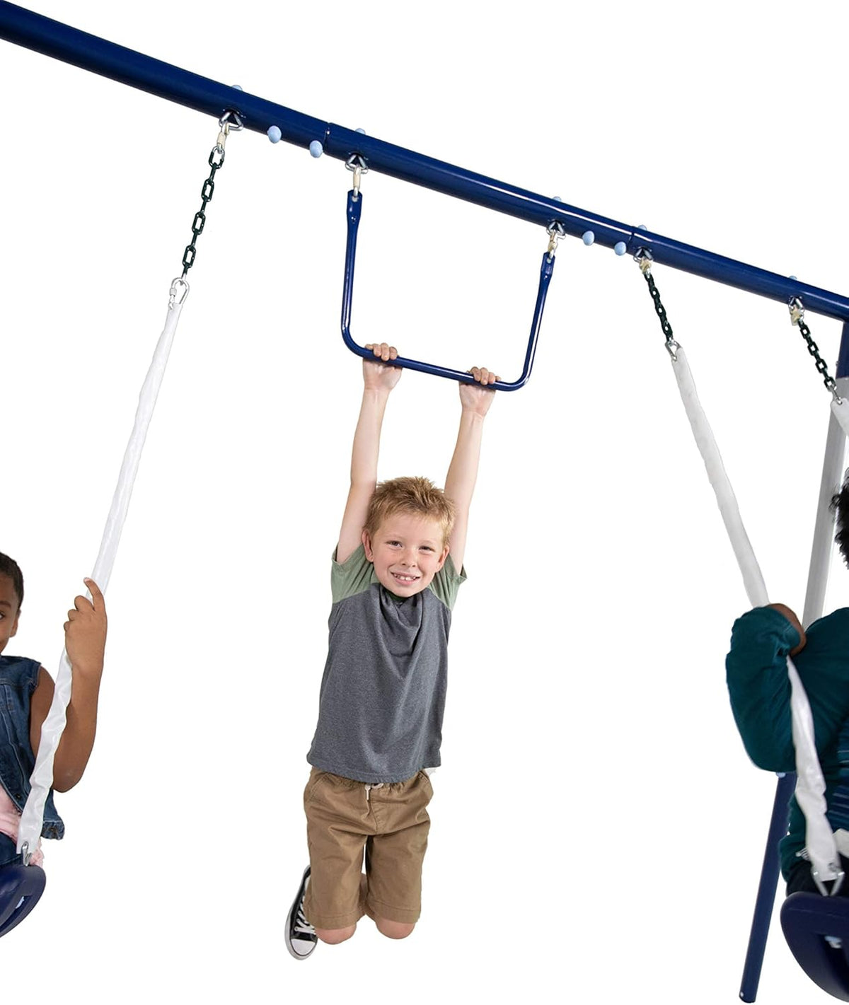 Heavy-Duty Metal Swing Set Y181027