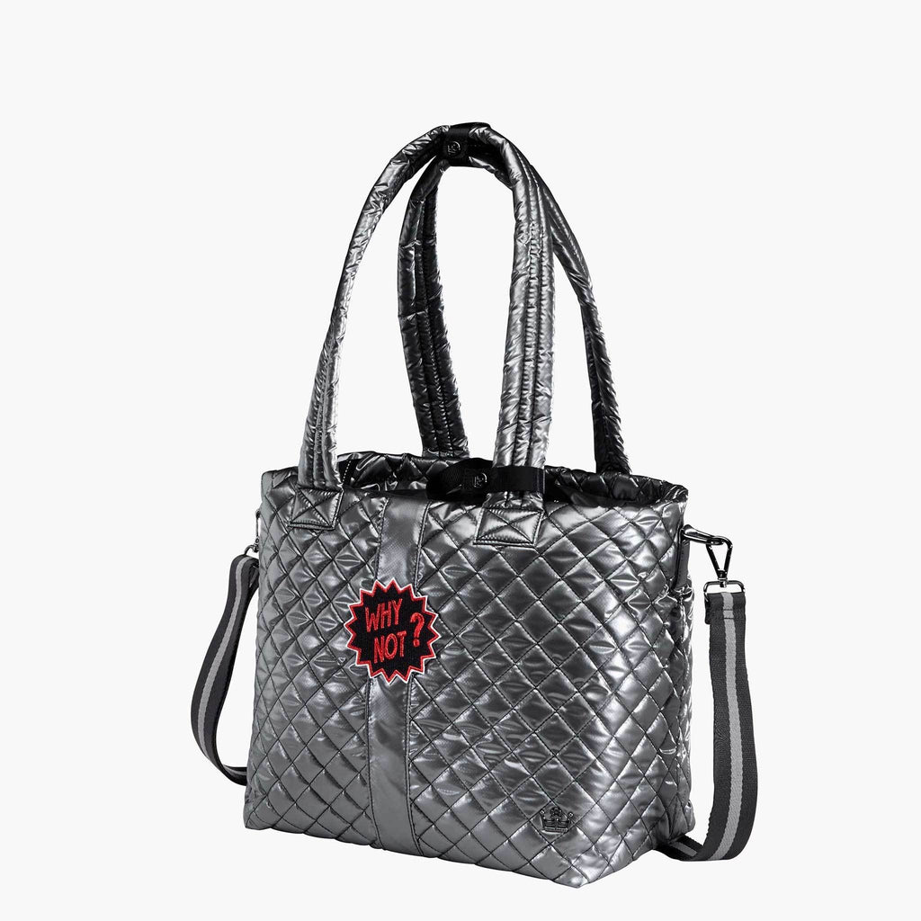 Kitchen Sink Tote Gunmetal Silver J210100