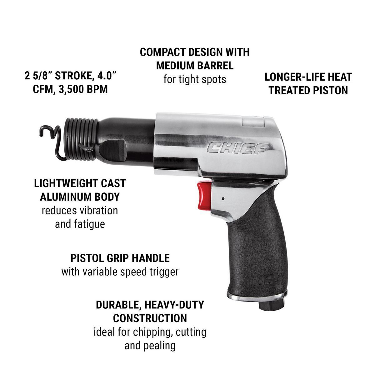 Medium-Barrel Air Hammer X2435