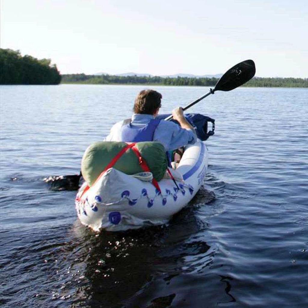 3 Person Inflatable Kayak Canoe with Paddles D544
