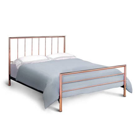 California King Rose Gold Metal Bed Q388165