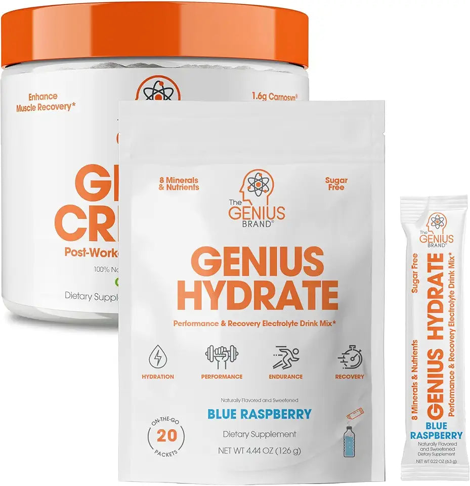 Hydrate Stick Pack Powder Drink Mix & Micronized Creatine Monohydrate Powder M527