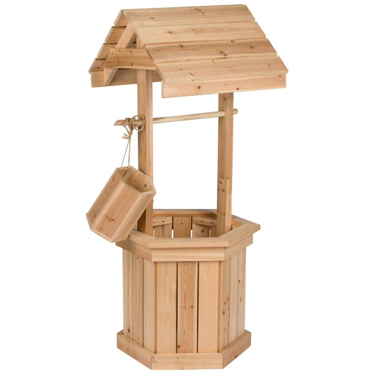 Natural Decorative Wishing Well Q6615