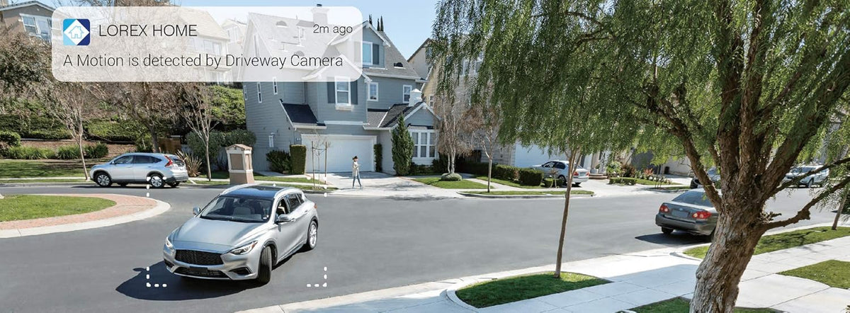 1080p HD 6 Camera 8-Channel Wired Security Camera System with 1TB DVR W737727