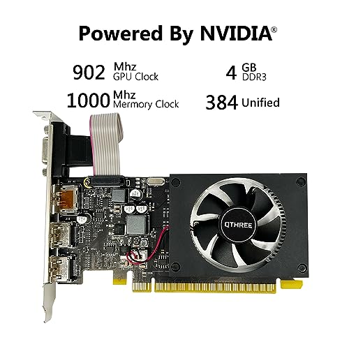 GeForce GT 730 4GB DDR3 Low Profile Graphics Card Y305006