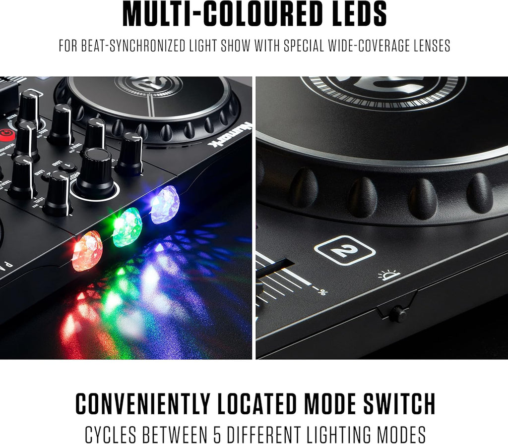 DJ Controller with DJ Speakers N227