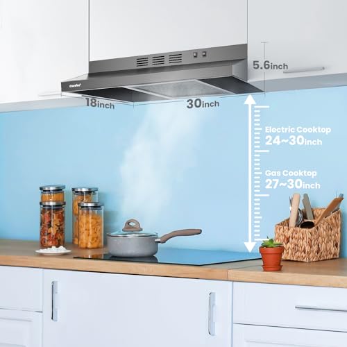 30 Inch Stainless Steel Under Cabinet Range Hood A595