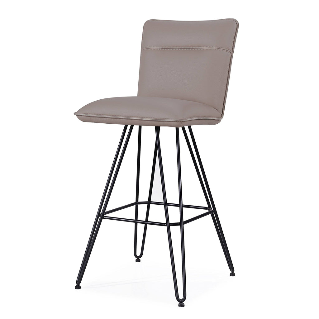 Taupe Swivel Bar Stool - Set of 2 Y34644