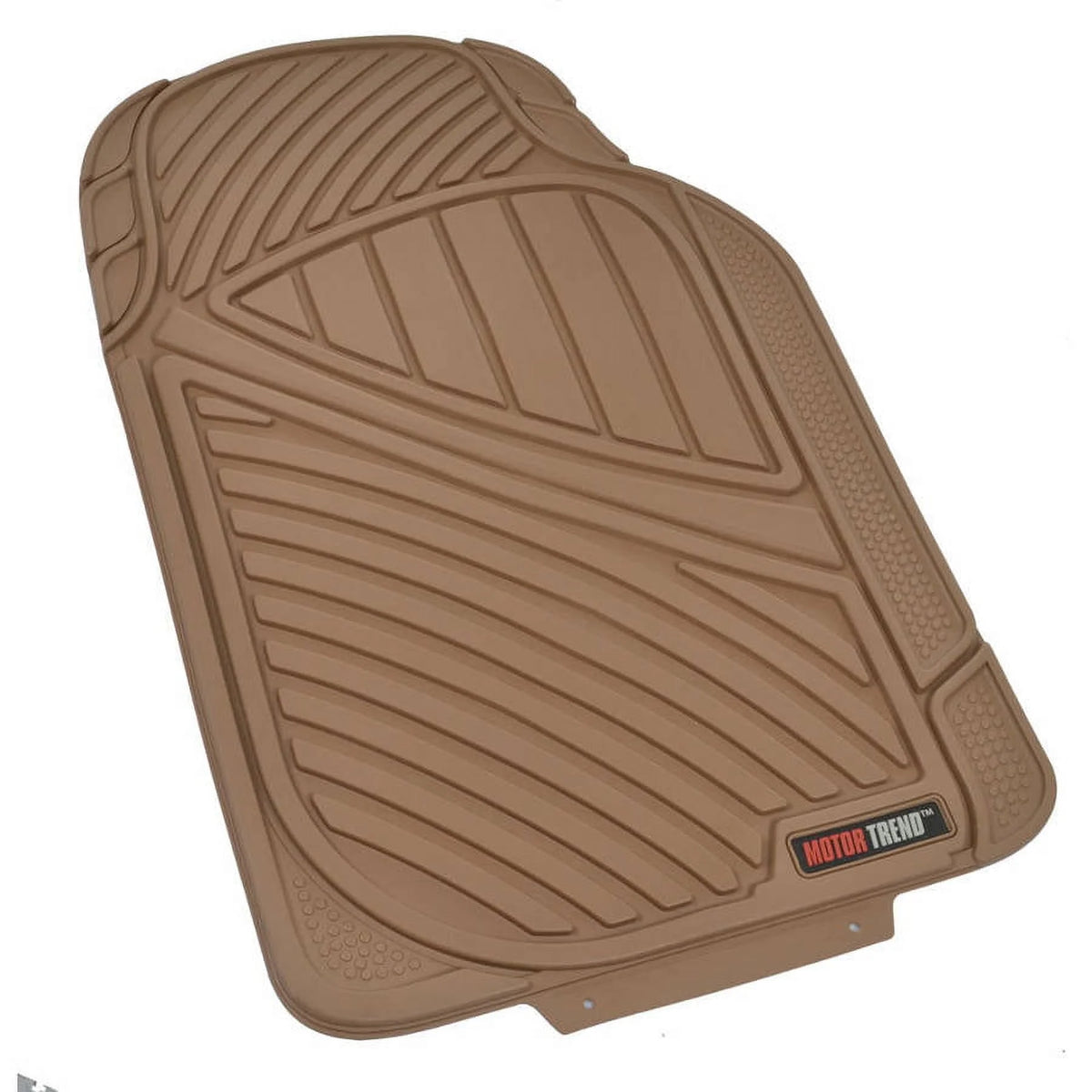 Black Beige Gray 4 Pieces Rubber Car Floor Mats with Trunk Cargo Mat Z938